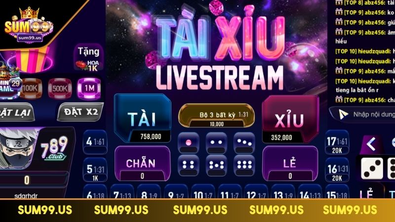 Tài Xỉu Livestream SUM99 là gì?